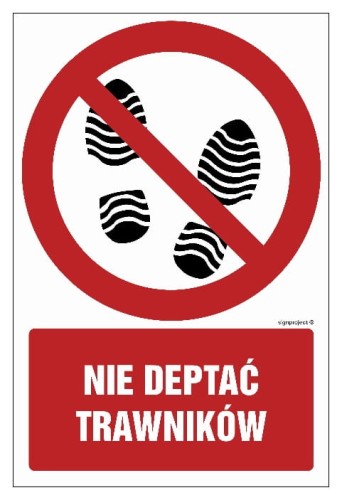 GC076 Nie deptać trawników