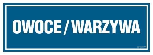 PA258 Owoce/warzywa