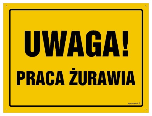 OA020 Uwaga! Praca żurawia