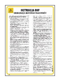 Instrukcja ogólna BHP obowiązująca wszystkich pracowników