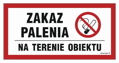 NC008 Zakaz palenia na terenie obiektu