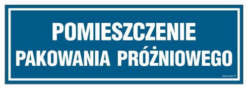 PA232 Pomieszczenie pakowania próżniowego