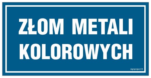 OA115 Złom metali kolorowych