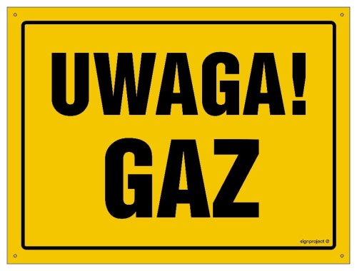OA162 Uwaga gaz
