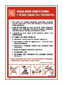 IAA41 Instrukcja regulamin korzystania z placów zabaw dla przedszkoli