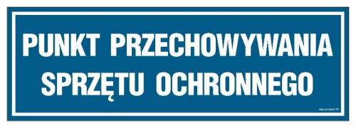PA381 Punkt przechowywania sprzętu ochronnego