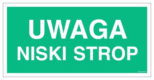 AC022 Uwaga niski strop