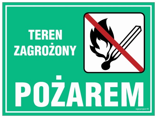 OB004 Teren zagrożony pożarem