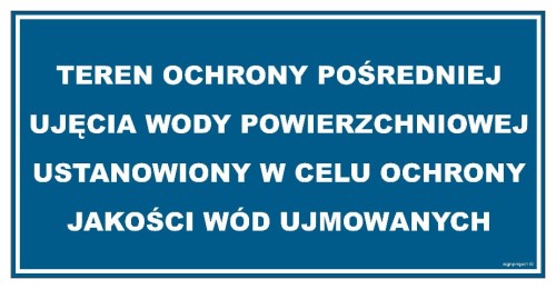JD036 Teren ochrony pośredniej ujęcia wody powierzchniowej