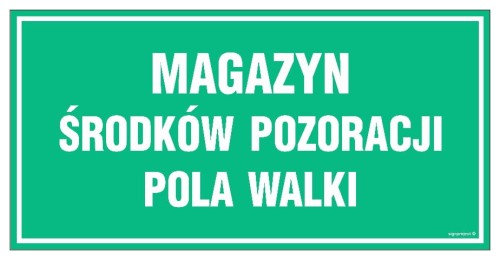 JE013 Magazyn środków pozoracji pola walki