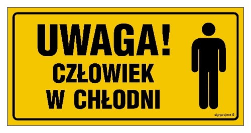 NC025 Uwaga! Człowiek w chłodni