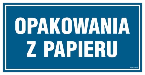 PA538 Opakowania z papieru