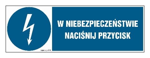 HF011 W niebezpieczeństwie naciśnij przycisk