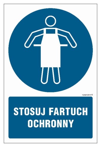 GL048 Stosuj fartuch ochronny