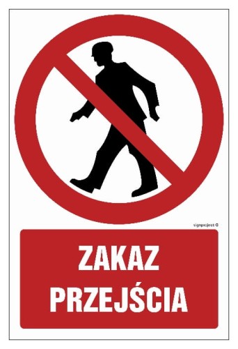 GC002 Zakaz przejścia