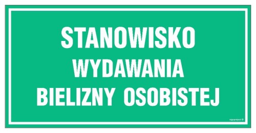 JE019 Stanowisko wydawania bielizny osobistej