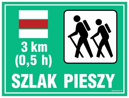 OC004 Szlak pieszy - długość