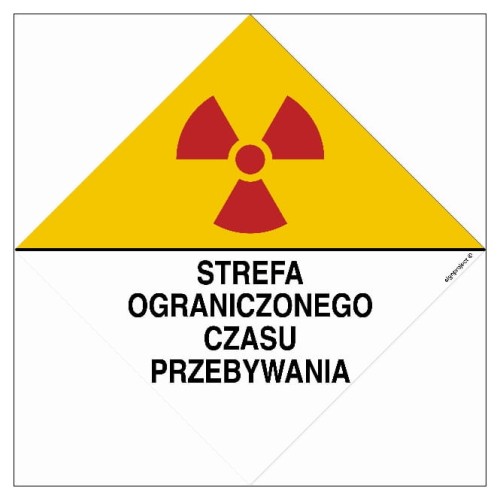 KA008 Znak ostrzegawczy do oznakowania strefy ograniczonego czasu przebywania