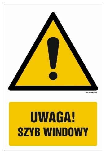 GF003 Uwaga - szyb dźwigu