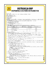 IAC10 Instrukcja BHP eksploatacji szlifierki do płaszczyzn