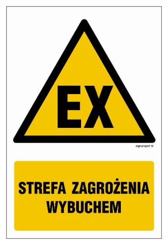 GF080 Uwaga! Niebezpieczeństwo wybuchu Materiały wybuchowe 