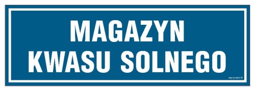 PA349 Magazyn kwasu solnego