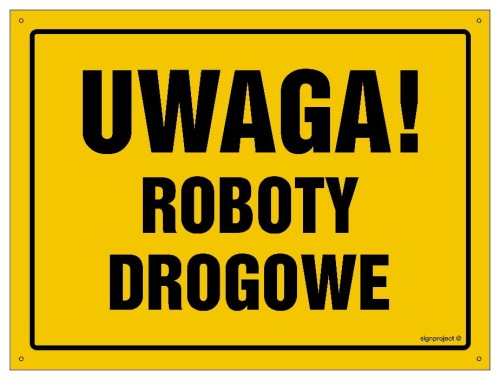 OA064 Uwaga! Roboty drogowe