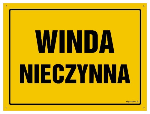 OA102 Winda nieczynna