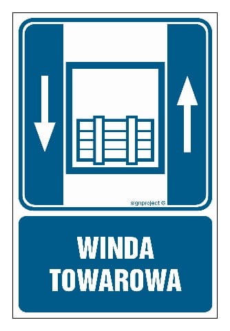 RB006 Dźwig towarowy