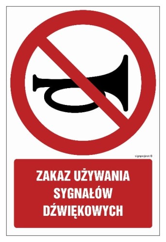GC021 Zakaz używania sygnałów dźwiękowych