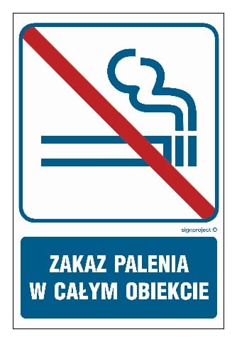 RB504 Zakaz palenia w całym obiekcie