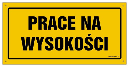 OA193 Prace na wysokości