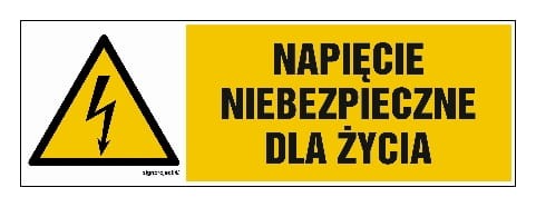 HB002 Napięcie niebezpieczne dla życia