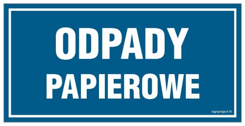 OA105 Odpady papierowe