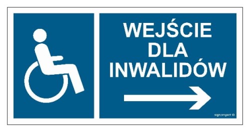NC115 Wejście dla inwalidów w prawo