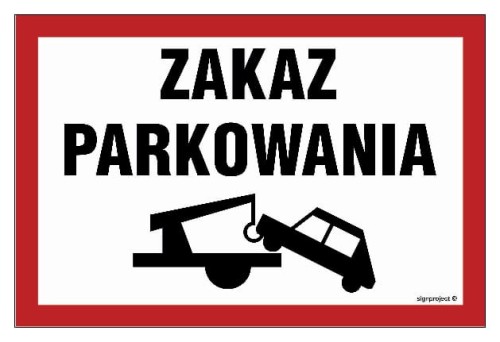 ND052 Zakaz parkowania