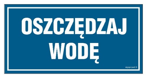 NC072 Oszczędzaj wodę