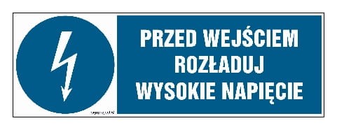 HF007 Przed wejściem rozładuj wysokie napięcie