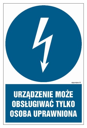 HE020 Urządzenie może obsługiwać tylko osoba uprawniona