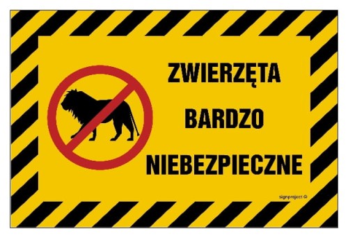 NC020 Zwierzęta bardzo niebezpieczne
