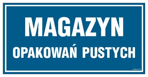 PA524 Magazyn opakowań pustych