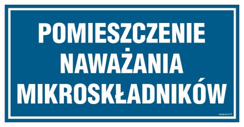 PA543 Pomieszczenie naważania mikroskładników