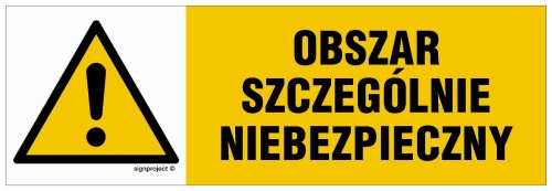 NA003 Obszar szczególnie niebezpieczny