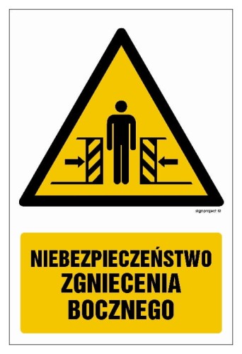 GF031 Niebezpieczeństwo zgniecenia bocznego 