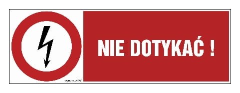 HD007 Nie dotykać