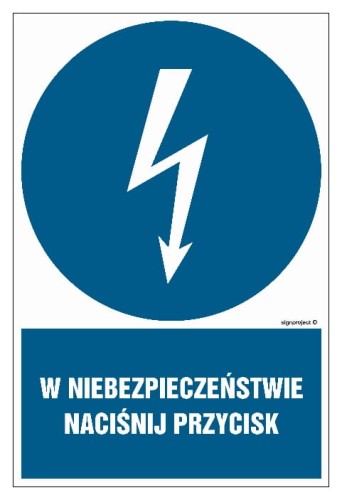 HE011 W niebezpieczeństwie naciśnij przycisk