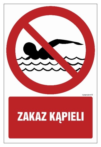 Zakaz kąpieli  