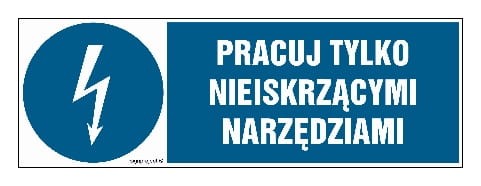HF012 Pracuj tylko nieiskrzącymi narzędziami