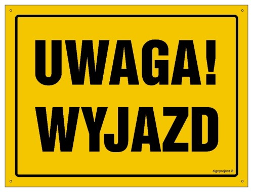 OA151 Uwaga! Wyjazd