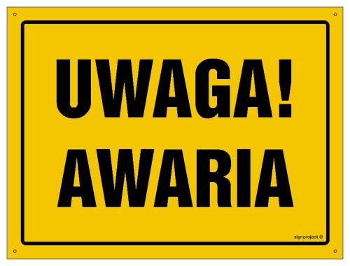OA086 Uwaga! Awaria